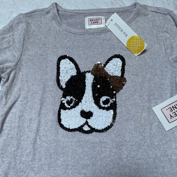 NWT Bailey Lane Sequin Top Size 8-10 - Picture 3 of 5